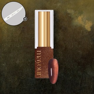 메이유어 황금빛 글리터 자석젤 바로크 7종 단품 + 엔리안 나이프파일 증정, 1개, 8ml, MZ.123