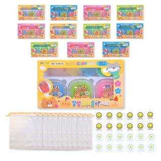 [미포리댁] 생일 답례품 선물 모래놀이 구디백 세트 장난감, 12개, 모래놀이(혼합색상)+데이지 조리개 세트