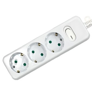 다조아 안전 스위치 멀티탭 3구, 1.5m, 1개