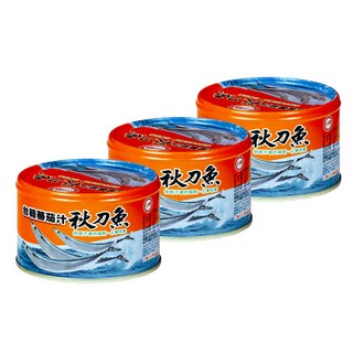 台糖 蕃茄汁 秋刀魚 (220g/3罐/組), 1個, 660g