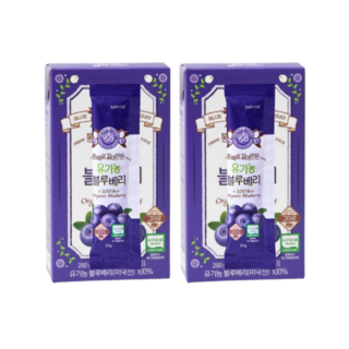 홀베리 블루베리 유기농 블루베리스틱 블루베리즙 스틱 14포 2개, 280g