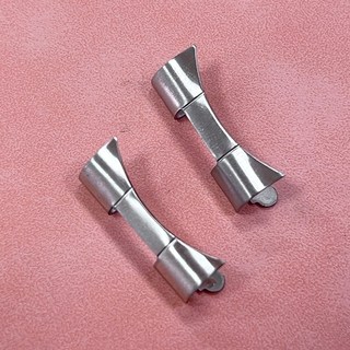 세이코 호환 시계 줄 밴드 스트랩 용 20mm 22mm 어댑터 skx007 skx009 롤렉스 서브 마리너 커넥터 액세서리 용 금속 중공 곡선 엔드 링크