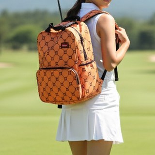 어썸프로 보온 보냉 골프 라운딩 가방 파크골프 가방 골프 카트백, 오렌지