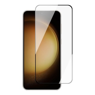 24H快速出貨 三星 S22/S23 龍鱗保貼 鋼化膜滿版黑框高清玻璃手機保護膜, 1入