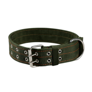 심바 중형견 베이직 목줄, 카키, 2개