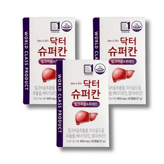 에이치엘사이언스 닥터슈퍼칸 밀크씨슬 루테인, 3개, 30정