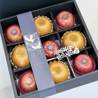 [만월상회] 프리미엄 명품 사과 배 선물세트 제수용 (보자기포장), 1세트