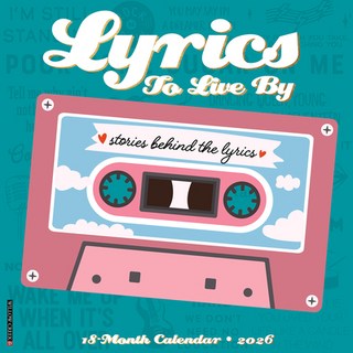 (英文圖書)Lyrics to Live by 12 X 12 Wall Calendar Spiral, Willow Creek Press Calendars, 英文, 螺旋