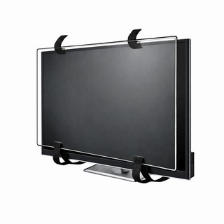 gomojoo 65吋電視防撞保護鏡 台灣製 抗藍光抗菌 適用各品牌 保護螢幕 安裝簡便, 1個, 65G