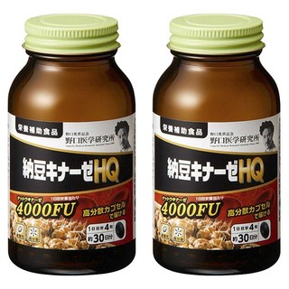 NoguchiMedicalResearchInstitute 納豆激酶HQ 4000FU, 2罐, 120顆