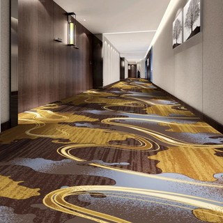 【格森】酒店滿鋪地毯走廊過道房間客廳防火阻燃加厚款賓館專用酒店地毯 4x0.25米