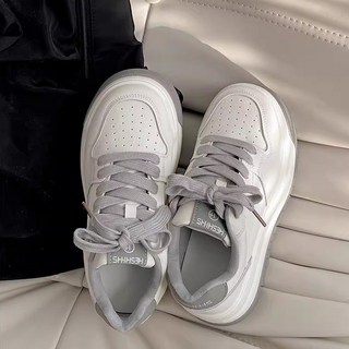 厚底小白鞋 韓版休閒運動鞋 輕便舒適 厚底德訓鞋