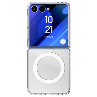 아이루스 2배자력 맥세이프 지문방지 투명 케이스