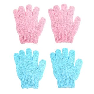 에버리즈 밀착 클린 각질제거 때타올 2색세트, 4개, 1개입, 혼합(핑크+블루)