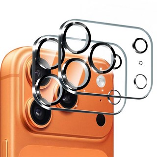 Seefer 휴대폰 카메라 렌즈 보호필름 빛번짐 방지 고투과율 무잔상 촬영 정밀가공 쉽게 설치 내구성 강한 이물질 유입 방지 2p 세트, 2개