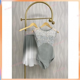 臺南出貨 芭蕾舞服 芭蕾舞衣 芭蕾舞裙 舞蹈服刺繡連身服體操服芭蕾舞練功服大人形體服瑜伽服