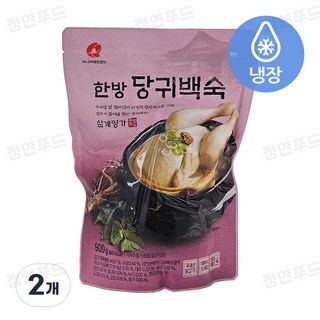 [정연푸드] 마니커에프앤지 한방 당귀백숙 (냉장), 2개, 900g