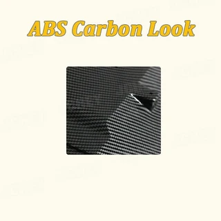 BMW 5 시리즈 G60 스포츠 2024+ 범퍼 가드 커버 바디 키트 자동차 액세서리용 ABS 프론트 립 턱, 01 Carbon Look