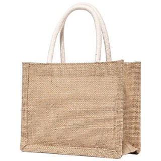 無印風棉麻購物袋 亞麻午餐手提包