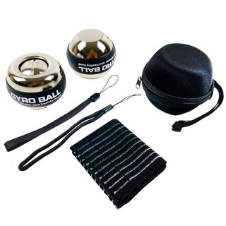 깔끔더하기 자이로볼 4세대 3세대 풀메탈 손목 운동 기구 선수용 고급자용, 올메탈, 1세트