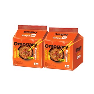 오모가리 김치찌개라면 봉지라면 150g, 8개