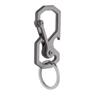 티타늄 열쇠고리세트 차키 키홀더 키링, 2개, 멜란지그레이