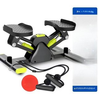 사이드스텝퍼 제자리 좌우 운동 실내 가정용 스템퍼, 블랙그린 V자형 좌우 페달