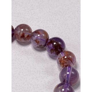 【然杉珠寶】6A 紫幽靈 水晶 手鍊 手串 紫色水晶 事業財運 人緣 貴人 眉心輪 頂輪