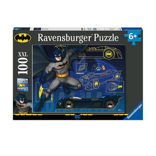 德國Ravensburger 維寶拼圖 蝙蝠俠蝙蝠車 (100P) 兒童益智玩具, 1個