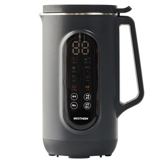 베스트하임 대용량 스텐304 이유식 죽 두유 제조기 1200ml, ESR-J1636, 다크그레이(DarkGray)