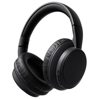 DAICOO 무선 노이즈 캔슬링 C타입 블루투스 5.4 헤드폰, X2, 블랙