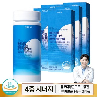 에이브랩 콘드로이친 뮤코다당단백 1200, 5개, 60정