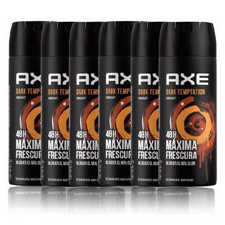 AXE 데오드란트 바디 스프레이 다크템테이션150mlx6팩, 6개, 150ml