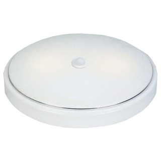 感應王 CY-501E E27燈頭紅外線感應吸頂燈(單頭-銀邊)，可調時間/日夜/距離，智能節能, 1