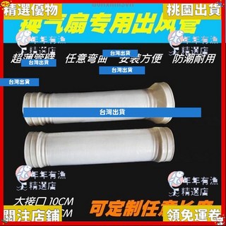 精選優品 排煙管 #排氣軟管 換氣扇排氣扇浴霸排風管衛生間出風管伸縮軟管排氣管塑膠8/10定做, 1個, 白色管兩頭8cm--拉長0.8米