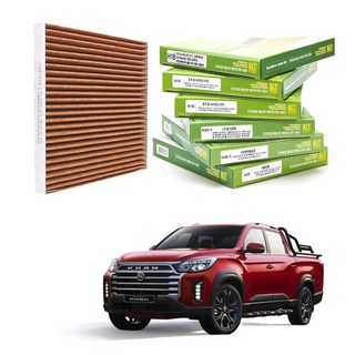 [활성탄] 국산필터 렉스턴에어컨필터 PM2.5프리미엄 순정호환, SS04-1(렉스턴스포츠칸), 1개