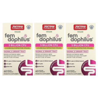 자로우 포뮬러스 펨 도피러스 유산균 50억 CFU 60정 X3, 3개