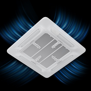 WOWWAY 천장형 에어컨 바람막이 초간편 설치 투명 걸이형 에어컨 시스템 가림막, 4개, 투명형