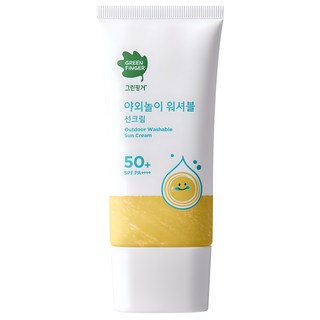 GREEN FINGER 綠手指 戶外遊戲可水洗防曬霜 SPF50+ PA++++, 80ml, 1個