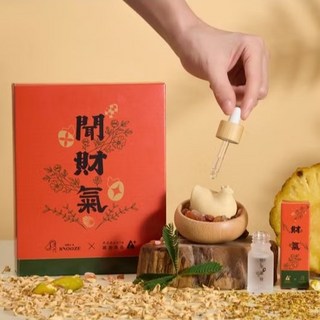 居加良品 無敵發財雞 聞財氣擴香禮盒 (共2款) - 屋外生活, 1個, 旺來富桂(花果香調)