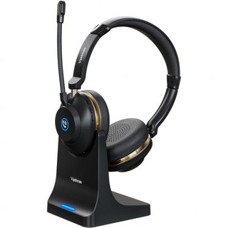 무선 헤드셋 마이크 포함 업무용 6.0 블루투스 AI 노이즈 캔슬링 45시간 배터리 수명 음소거 버튼 PC 아이폰 컴퓨터 원격근무 사무실 집 줌 스카이프용