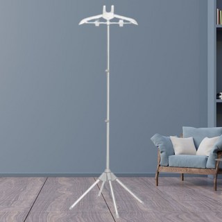 제이에스리빙 나나봉봉 스팀다리미 옷걸이 거치대, 모던 그레이