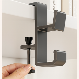 로앤몰 공간 활용 간편 설치 가방 걸이, 1개, 그레이