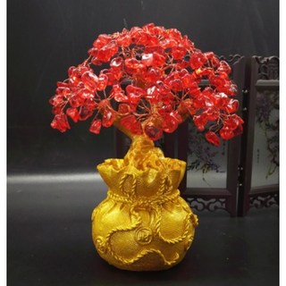 現貨折扣 招財樹 發財樹 黃水晶招財樹 搖錢樹 開運樹 過年送禮 開店禮物 開幕禮物 招財擺飾 新年裝飾