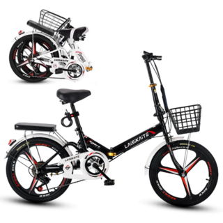 [접이식] 미니벨로 자전거 경량 폴딩 출퇴근, 1개, 165cm, 블랙(삼각휠)