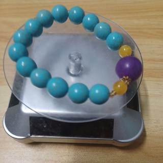 12mm瓷化綠松石手串設計款，優質綠松石，簡約時尚，幸運守護，自用送禮首選