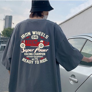 DADADA 남자 반팔티 오버핏 빅사이즈 프린팅 티셔츠