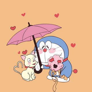 20x20 DIY數字油畫 蠟筆小新動漫塗色手工畫 填充填色畫, 哆啦A夢HK64,【20*20內框+畫筆+顏料+膠膜】, 1個