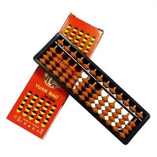 元寶算盤 小真珠 算盤 (塑膠框) (4*13檔)