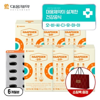 [국내최초 7 IN 1 건기식] 대웅제약 합쎈 오-비-씨-디-유-마-아, 6개, 60정